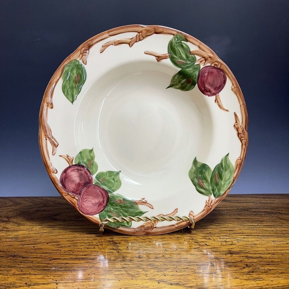 Franciscan 8.5" Apple Vintage‎ Soup Pasta Bowl USA TV Mark